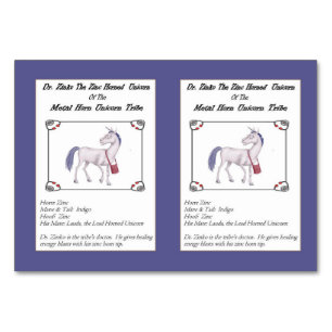Dr. Zinko The Zinc-Horned Unicorn Trading Card