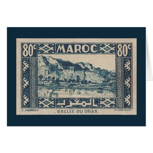 Draa Valley, Morocco - Card (Front Horizontal)