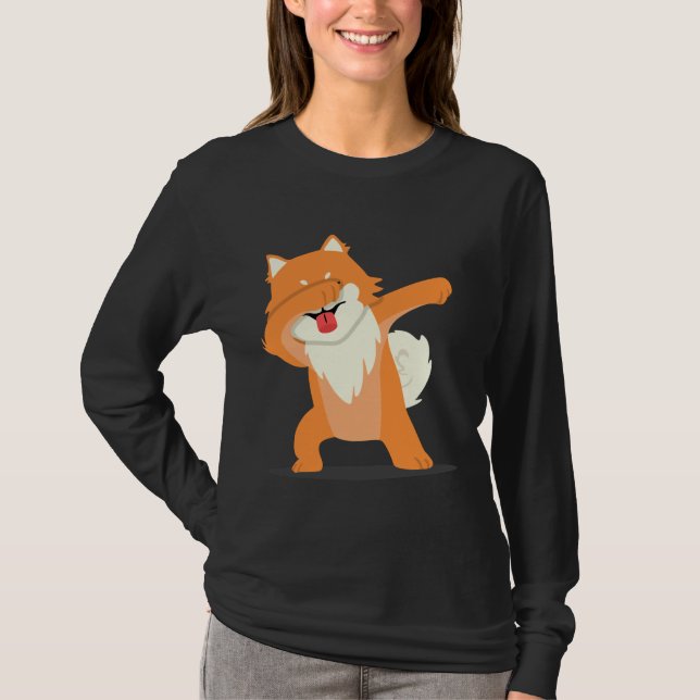 Drabbing Pomeranian T-Shirt (Front)