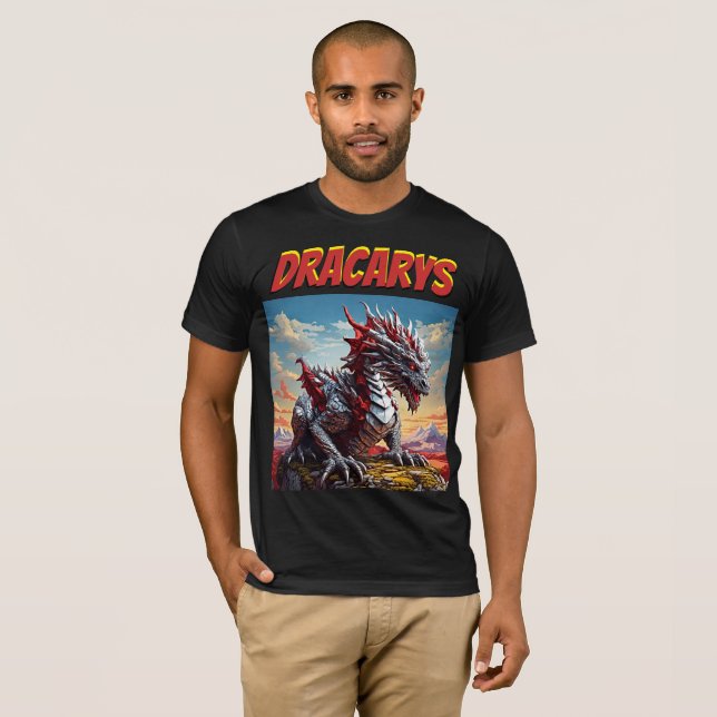 Dracarys: Conquer Your Style with Retro Majesty T-Shirt (Front Full)
