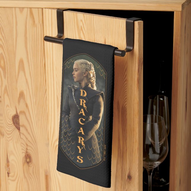 "Dracarys" Daenerys Targaryen Graphic Kitchen Towel (Thirds Fold)