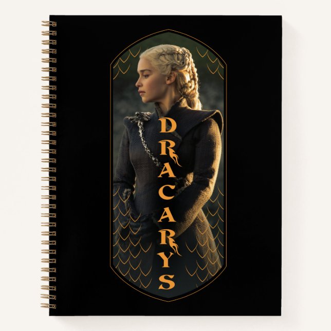 "Dracarys" Daenerys Targaryen Graphic Notebook (Front)