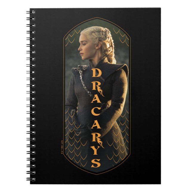 "Dracarys" Daenerys Targaryen Graphic Notebook (Front)