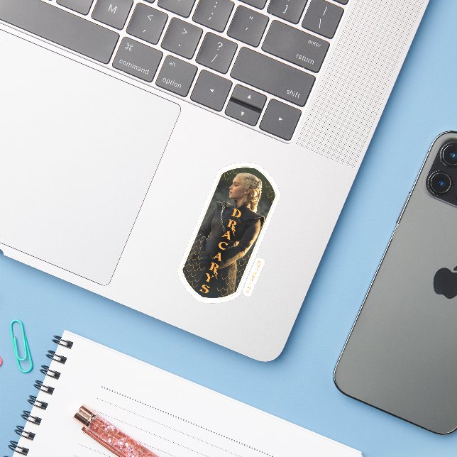 "Dracarys" Daenerys Targaryen Graphic Sticker (Laptop w/ iPhone)