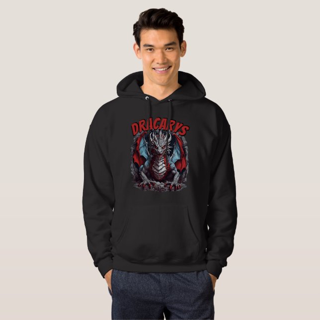 Dracarys Dragon Hoodie – Fireborn Fantasy Power (Front Full)