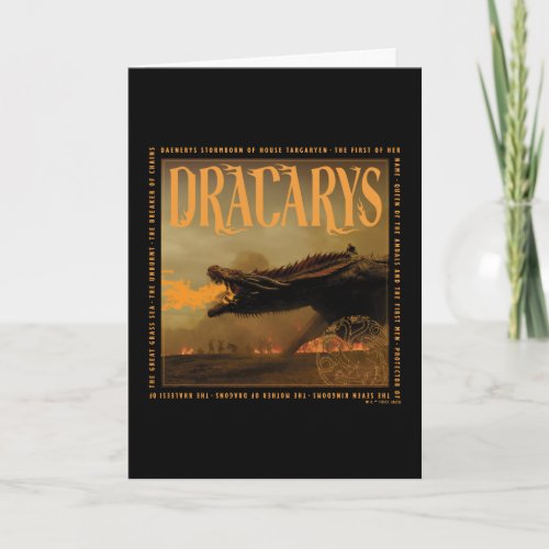 Dracarys Drogon Breathing Fire Graphic Card