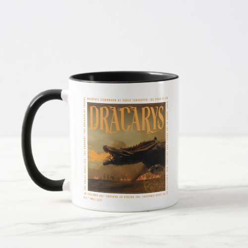 Dracarys Drogon Breathing Fire Graphic Mug