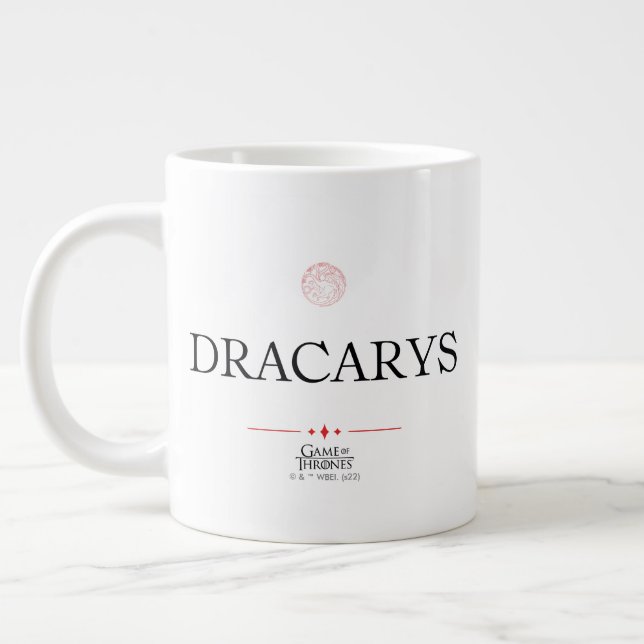 Dracarys Giant Coffee Mug (Left)