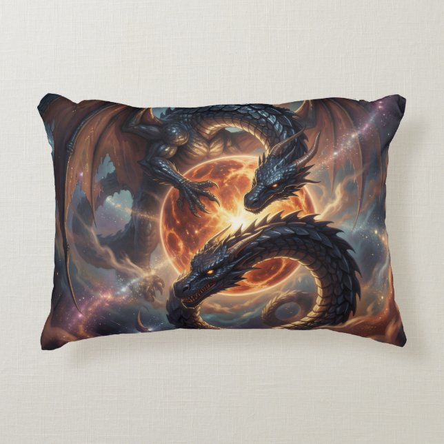 Drachenwelt – Das Reich aus Feuer und Magie´3 Accent Pillow (Front)