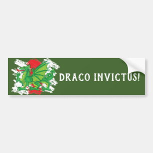 Draco Invictus Bumper Sticker