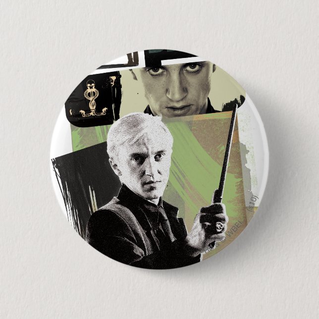 Draco Malfoy 2 Pinback Button (Front)