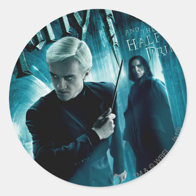 Draco Malfoy And Snape 1 Classic Round Sticker Zazzle 7578