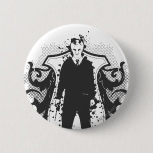 Draco Malfoy Dark Arts Design Pinback Button
