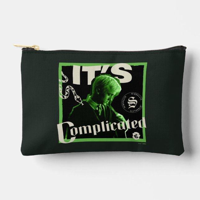 Draco Malfoy - "It's Complicated" Accessory Pouch (Front)