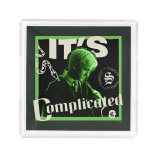 Draco Malfoy - "It's Complicated" Acrylic Tray