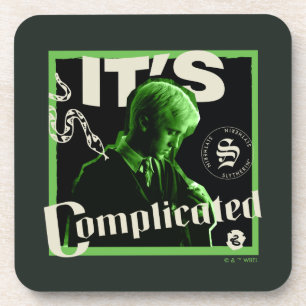 Draco Malfoy - "It's Complicated" Beverage Coaster