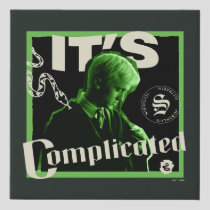 Draco Malfoy - "It's Complicated" Faux Canvas Print