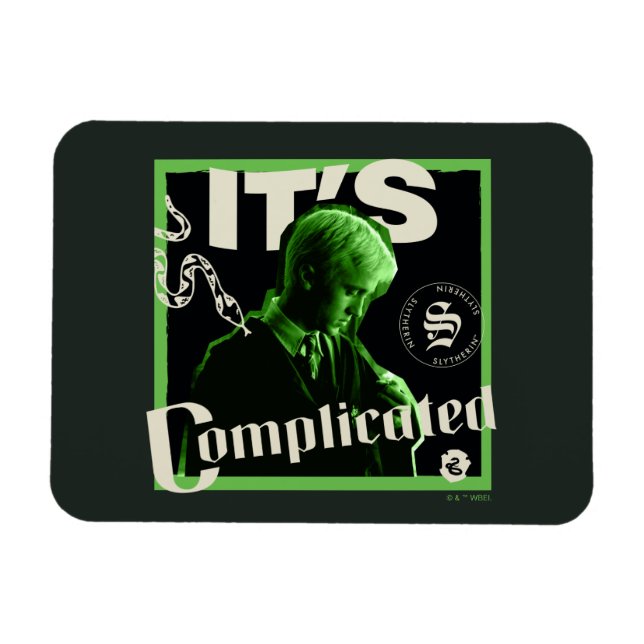 Draco Malfoy - "It's Complicated" Magnet (Horizontal)