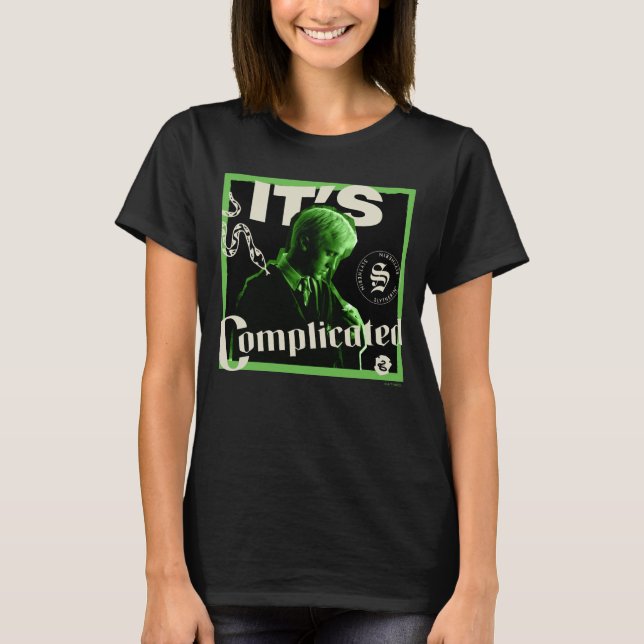 Draco Malfoy - "It's Complicated" T-Shirt (Front)