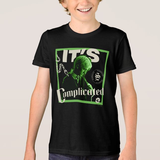 Draco Malfoy - "It's Complicated" Tri-Blend Shirt (Front)