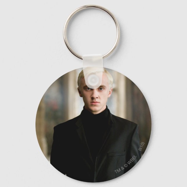 Draco Malfoy Straight On Keychain (Front)