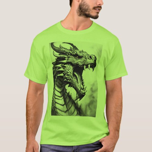 Draconian Valor Intricate Dragon Tattoo f T_Shirt