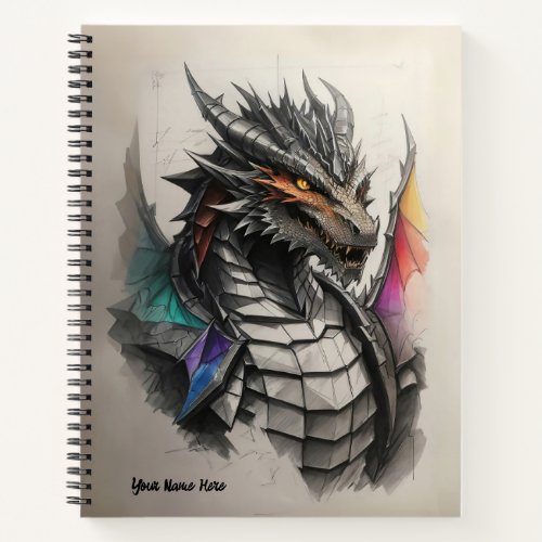 Draconic Chronicles A Dragon Sketch Journey Notebook