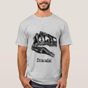 Dracula! Allosaurus Dinosaur Skull T-Shirt