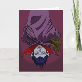 Dracula and Friend Card