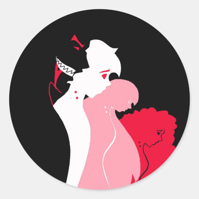 Dracula and His Victims Sticker (Front)