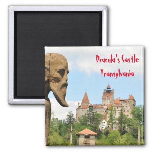 Dracula Castle in Bran Brasov Transylvania Magnet