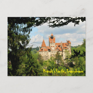 Dracula Castle in Transylvania, Romania Postcard