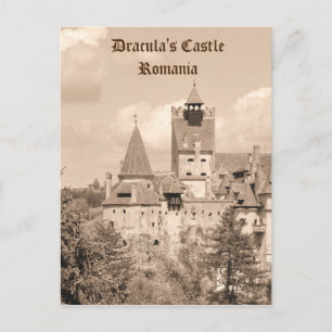 Dracula Castle in Transylvania, Romania Postcard