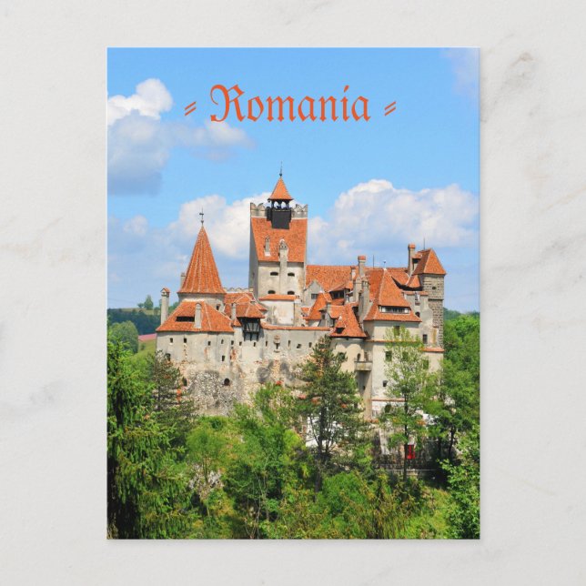 Dracula Castle in Transylvania, Romania Postcard (Front)