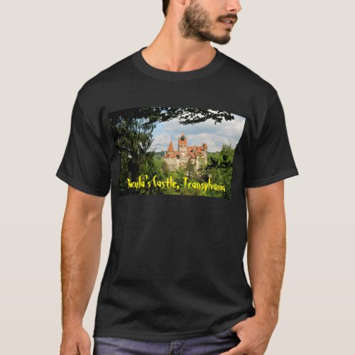 Dracula Castle in Transylvania Romania T_Shirt