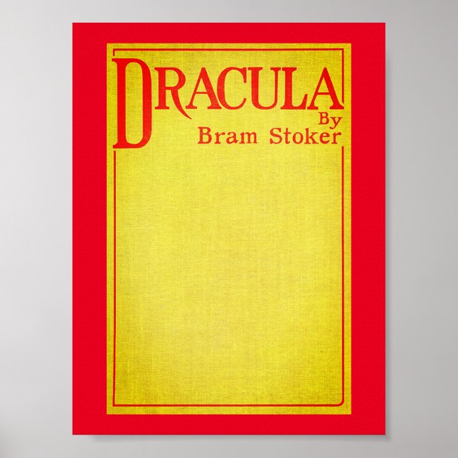 Dracula Cover of the first edition Poster (Front)