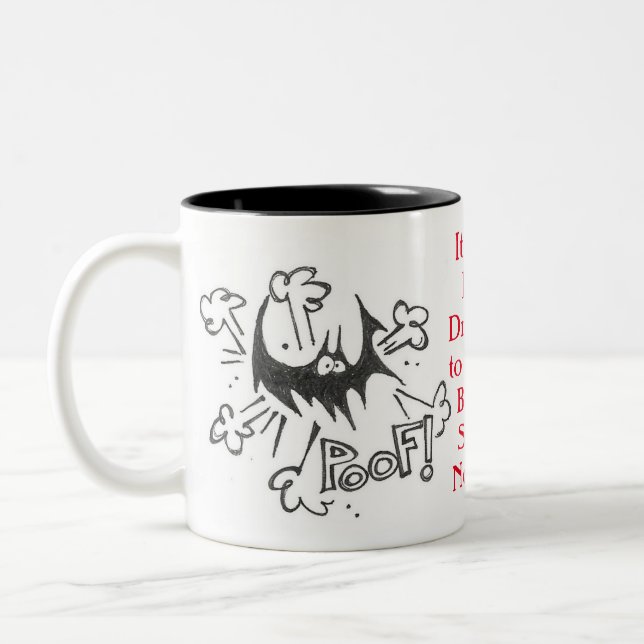 Dracula Drops In Two-Tone Coffee Mug (Left)