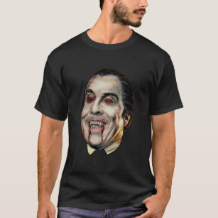 Dracula Face Christopher Lee Classic T-Shirt