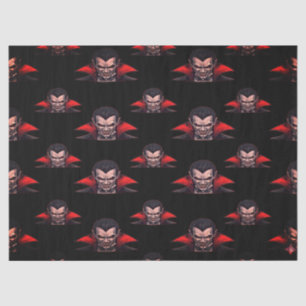 Dracula Gothic Horror Halloween Tissue Paper