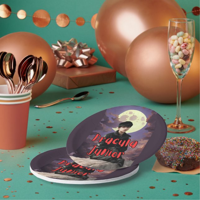 Dracula Junior Paper Plates (Multi)