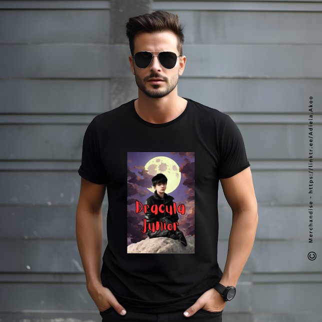 Dracula Junior T-Shirts (DJ T-shirt designed by Poet Adiela Akoo. Browse my store 4 more interesting finds & gr8t gift ideas!)