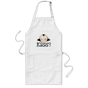 Dracula Kiss Long Apron