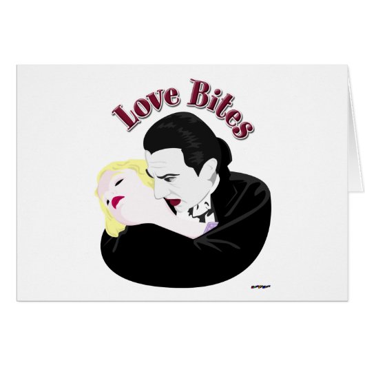 Dracula, Love Bites Cards (Front Horizontal)