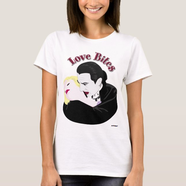Dracula, Love Bites T-Shirt (Front)