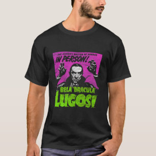 Dracula Lugosi Master of Horror Movie Vampire Esse T-Shirt