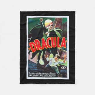 Dracula Monster Movie Blanket