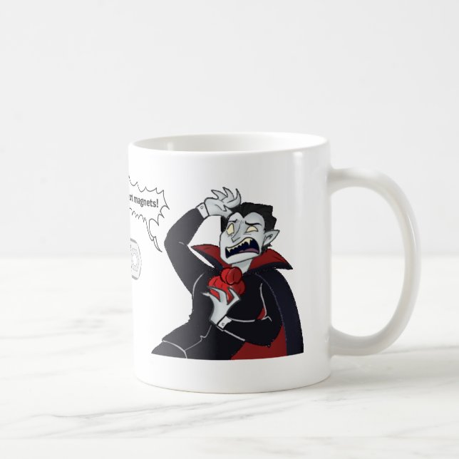 Dracula: No... not magnets! Coffee Mug (Right)