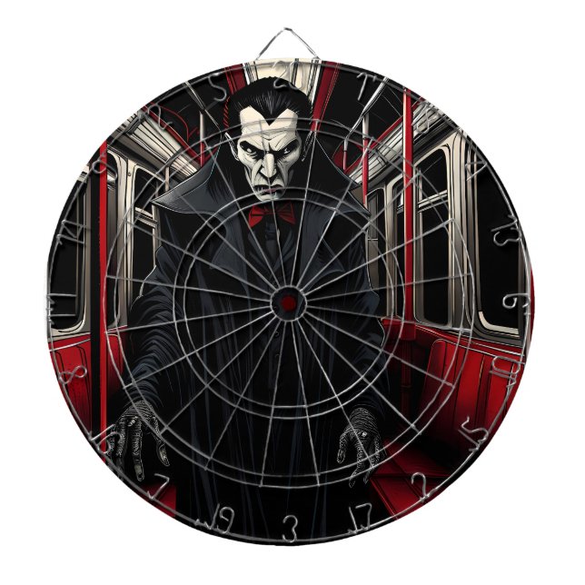 Dracula on the Subway Dart Board (Front)