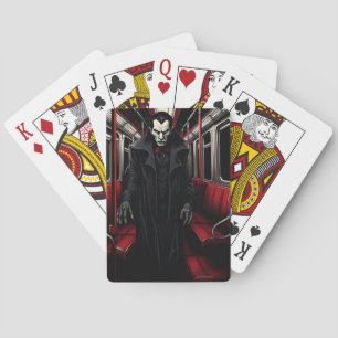 Dracula on the Subway Poker Cards