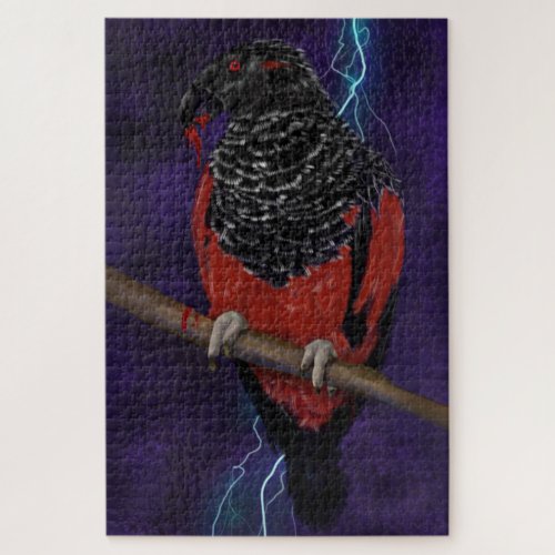 Dracula Parrot Jigsaw Puzzle